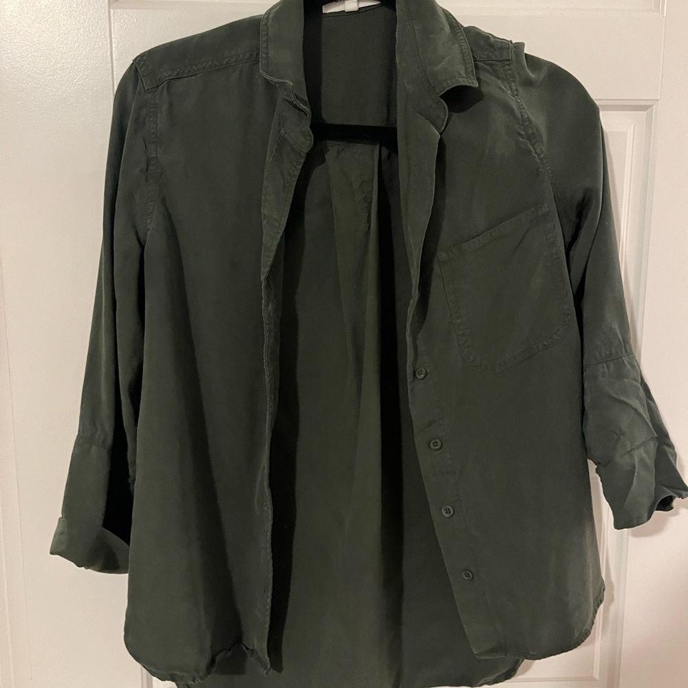 Bella Dahl Dark Green Utility Jacket